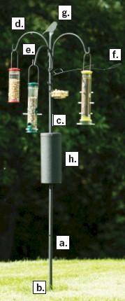 Advanced Pole System - Bird Feeding Station